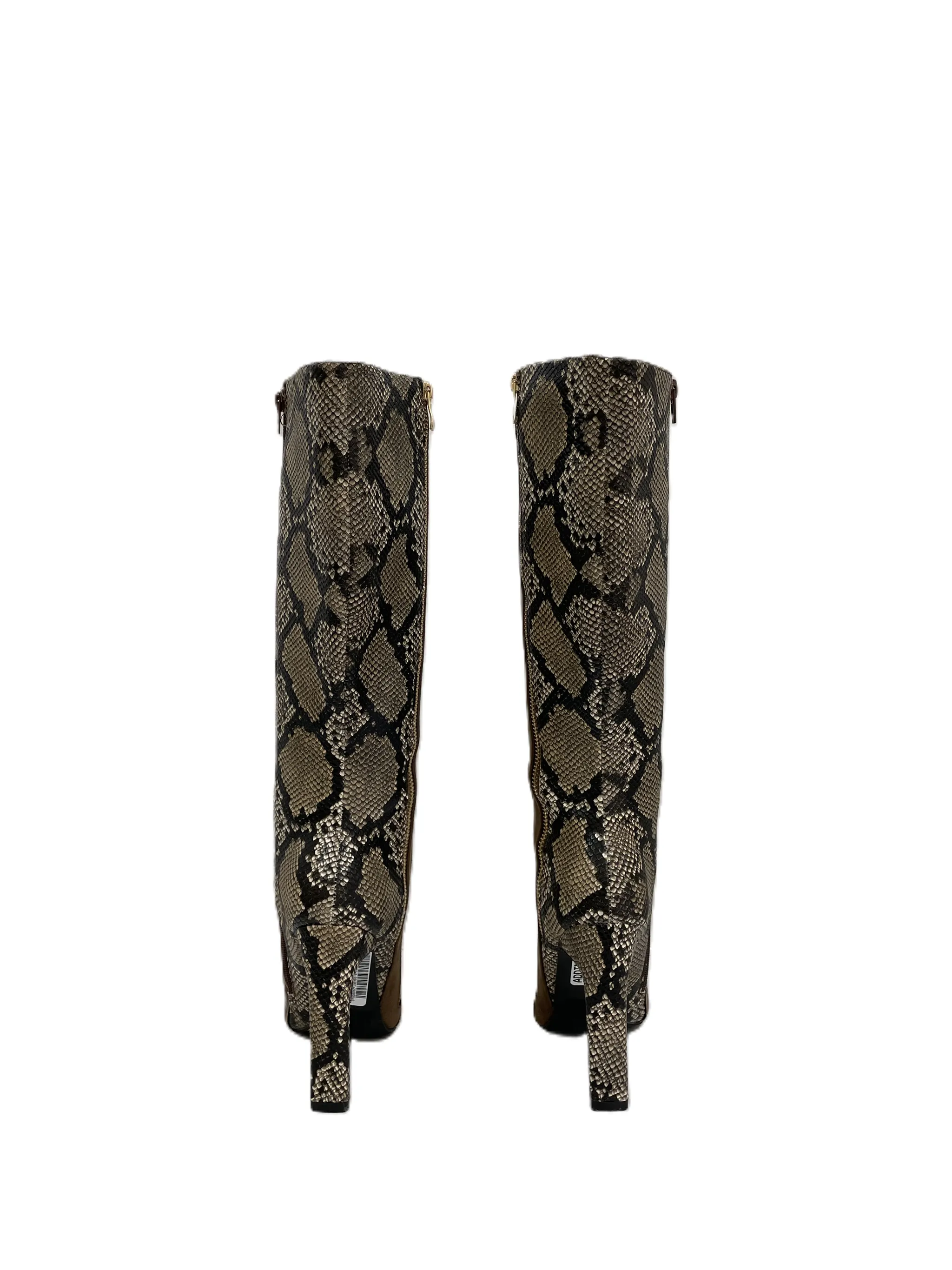 Boots Knee Heels By Shoedazzle In Brown, Size: 7