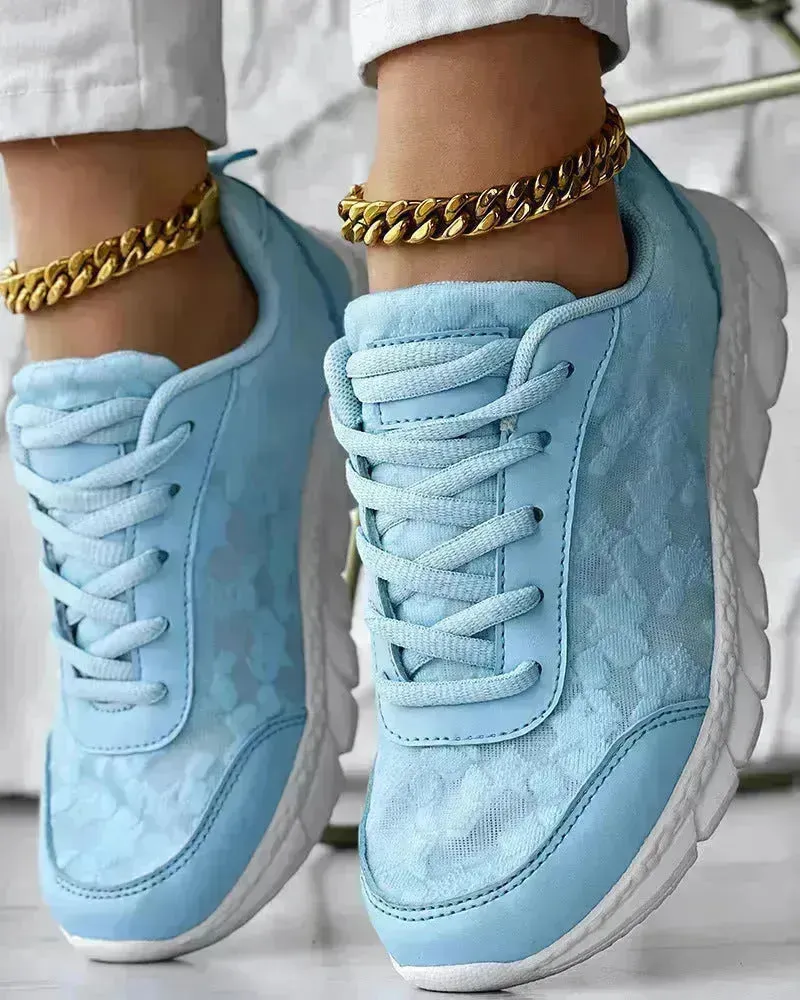 Breathable Lightweight Casual Women's Sports Soft Bottom Comfortable Running Shoes Sneaker for Women