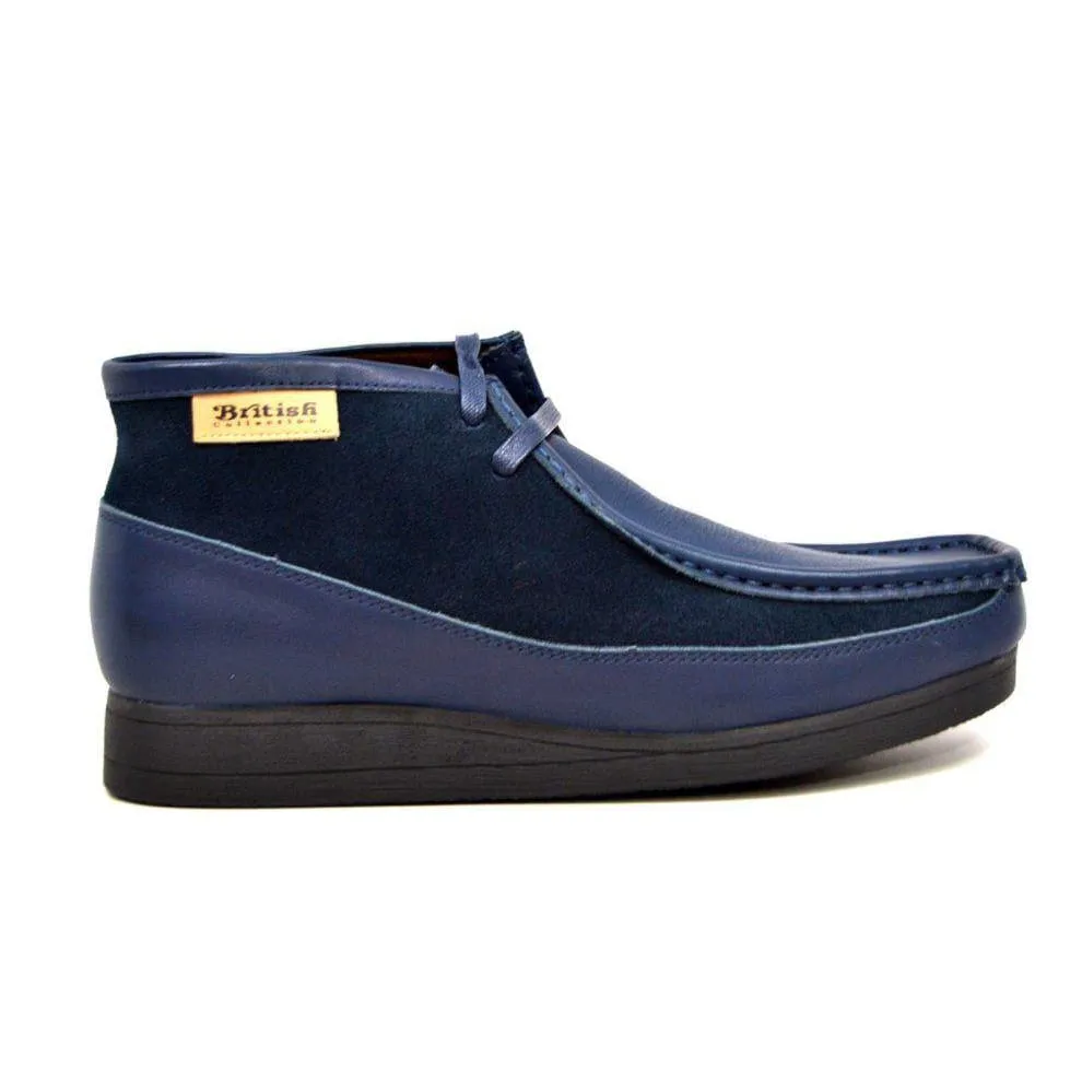 British Walkers New Castle Wallabee Boots Men's Leather and Suede