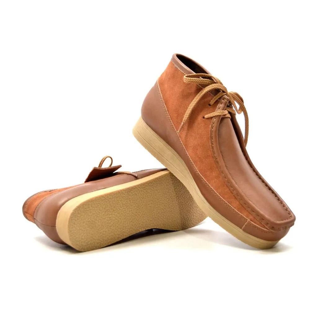 British Walkers New Castle Wallabee Boots Men's Leather and Suede