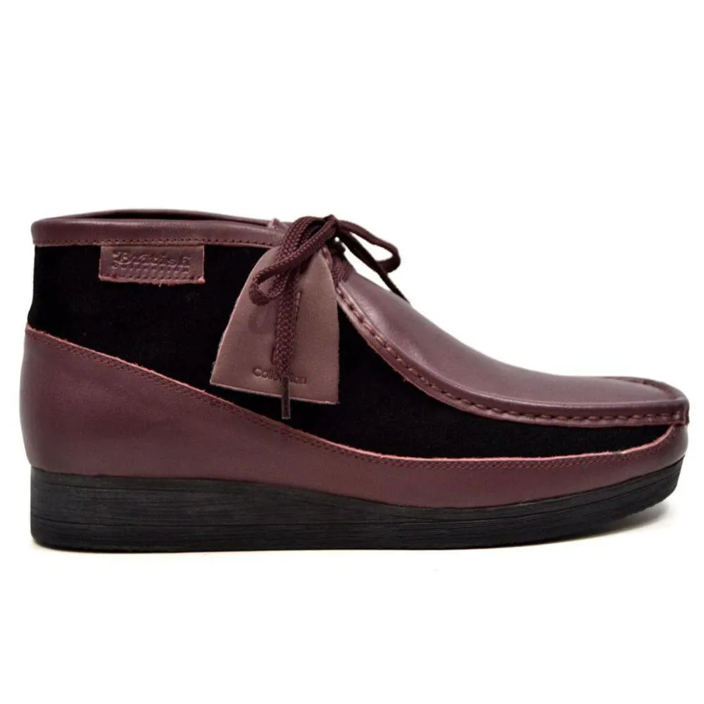 British Walkers New Castle Wallabee Boots Men's Leather and Suede