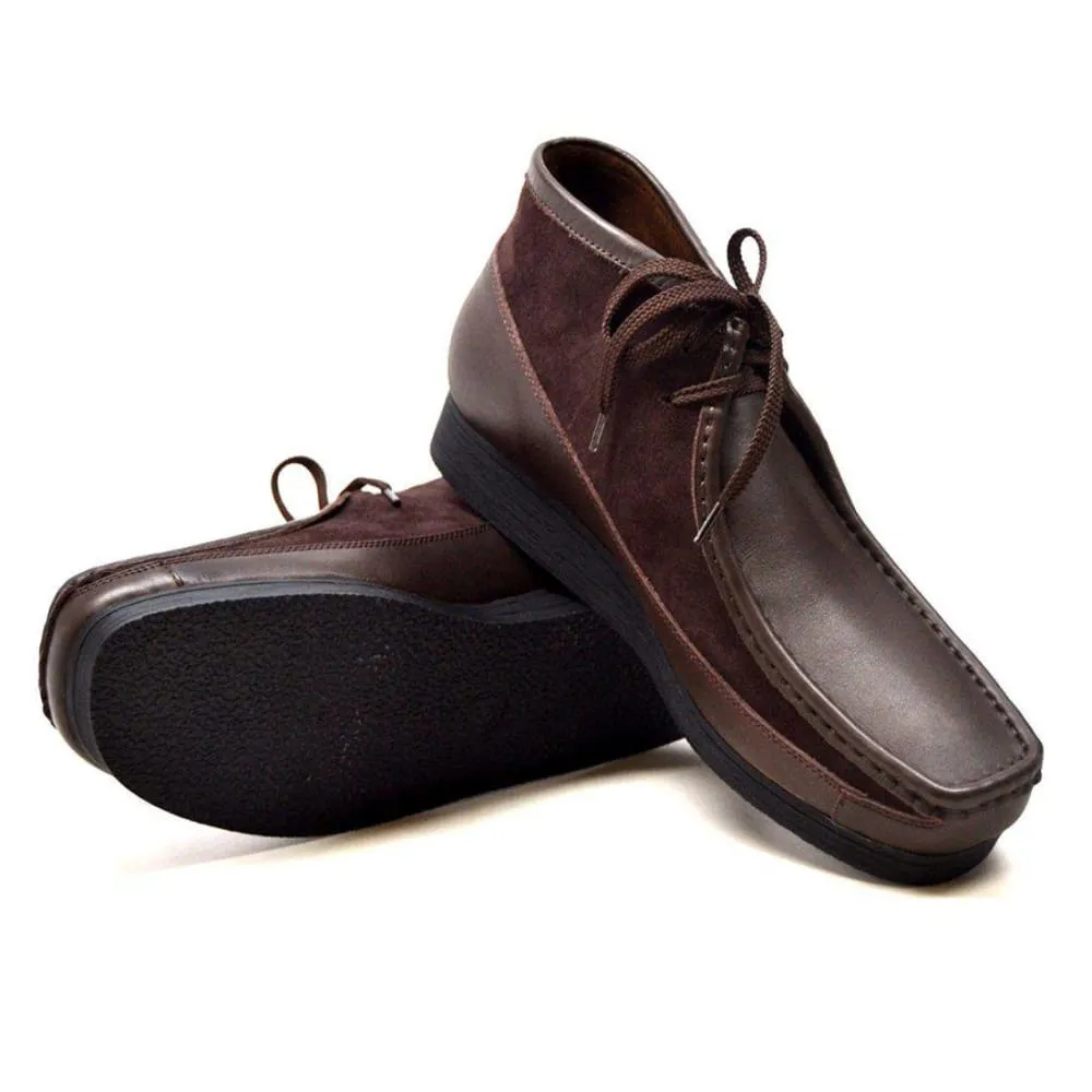 British Walkers New Castle Wallabee Boots Men's Leather and Suede