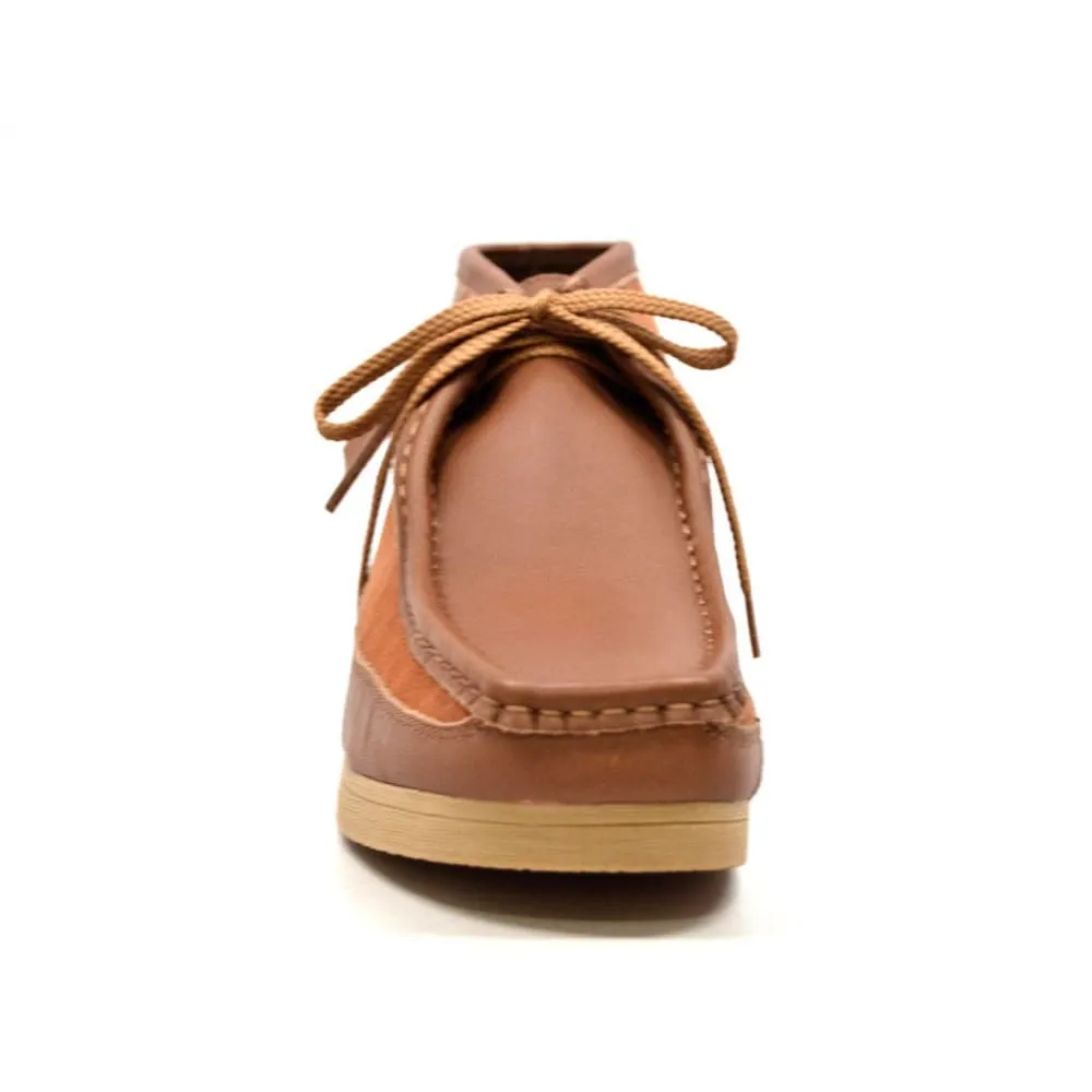 British Walkers New Castle Wallabee Boots Men's Leather and Suede