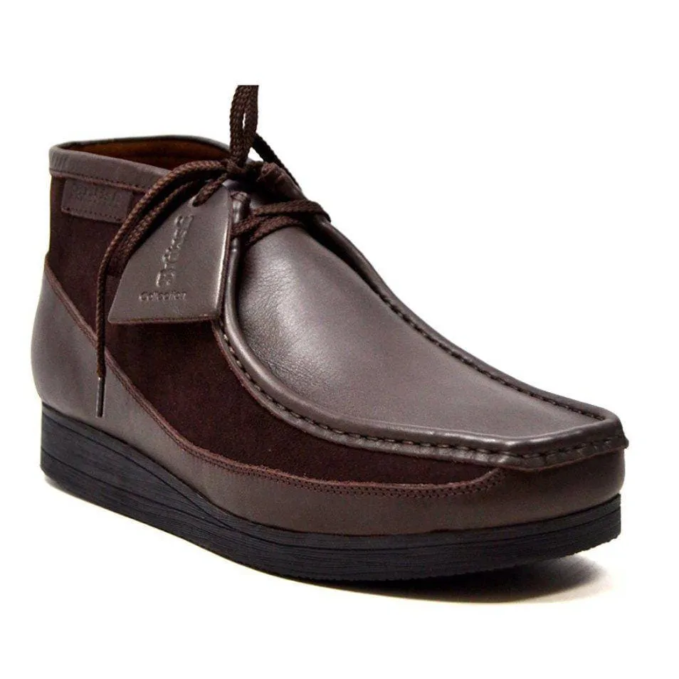 British Walkers New Castle Wallabee Boots Men's Leather and Suede