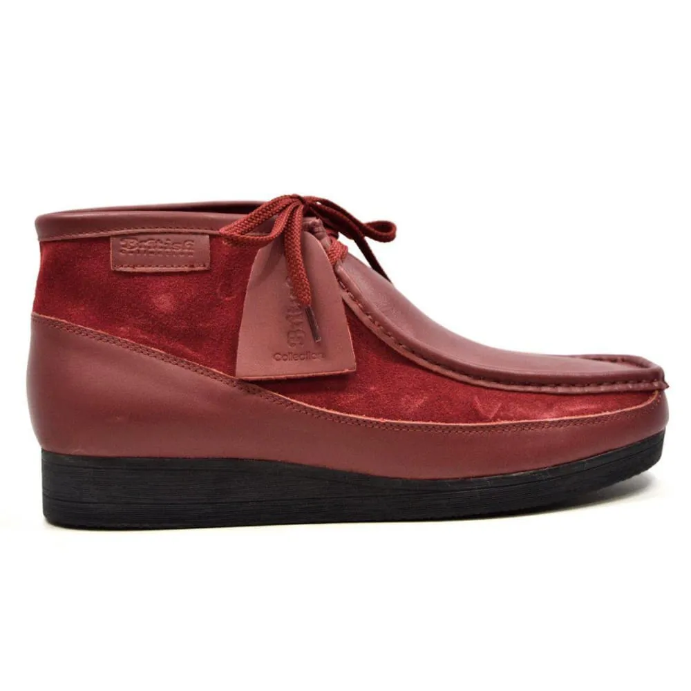 British Walkers New Castle Wallabee Boots Men's Leather and Suede
