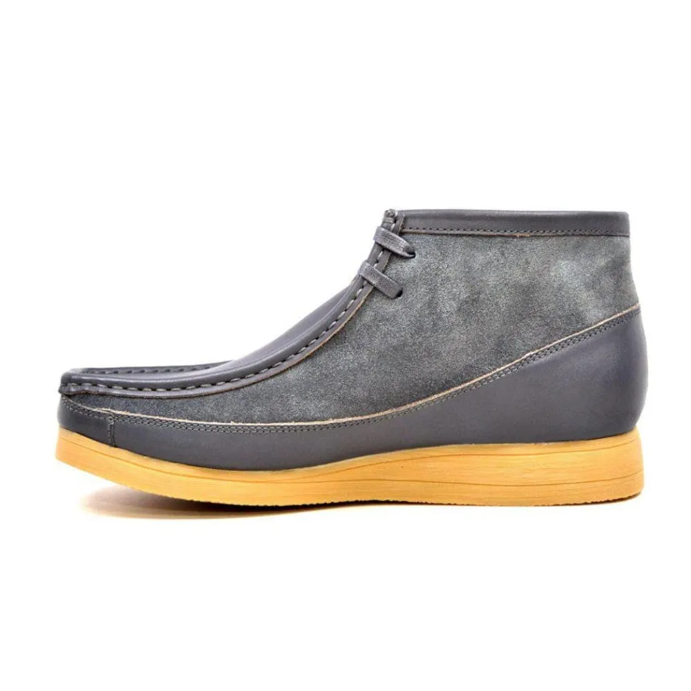 British Walkers New Castle Wallabee Boots Men's Leather and Suede