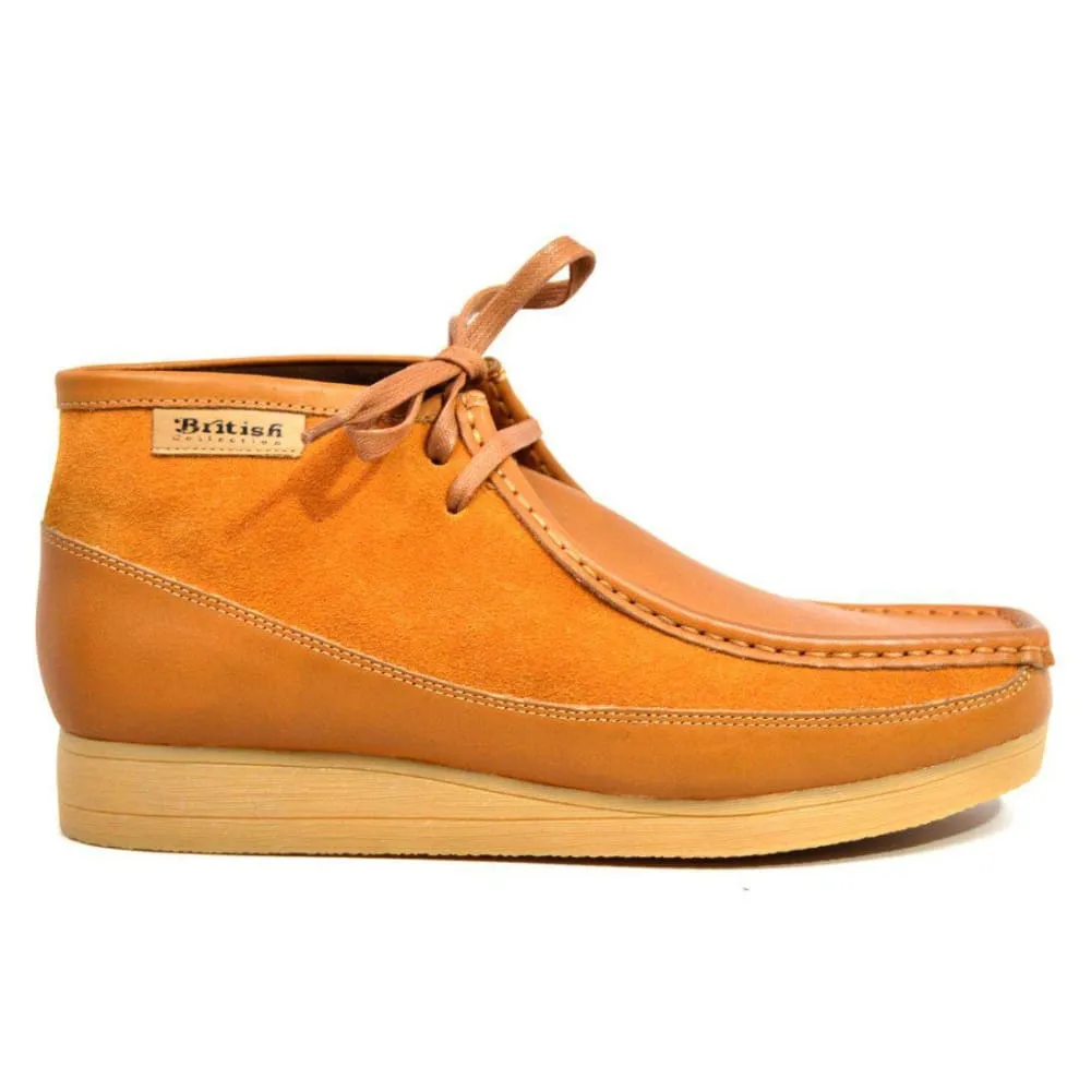 British Walkers New Castle Wallabee Boots Men's Leather and Suede