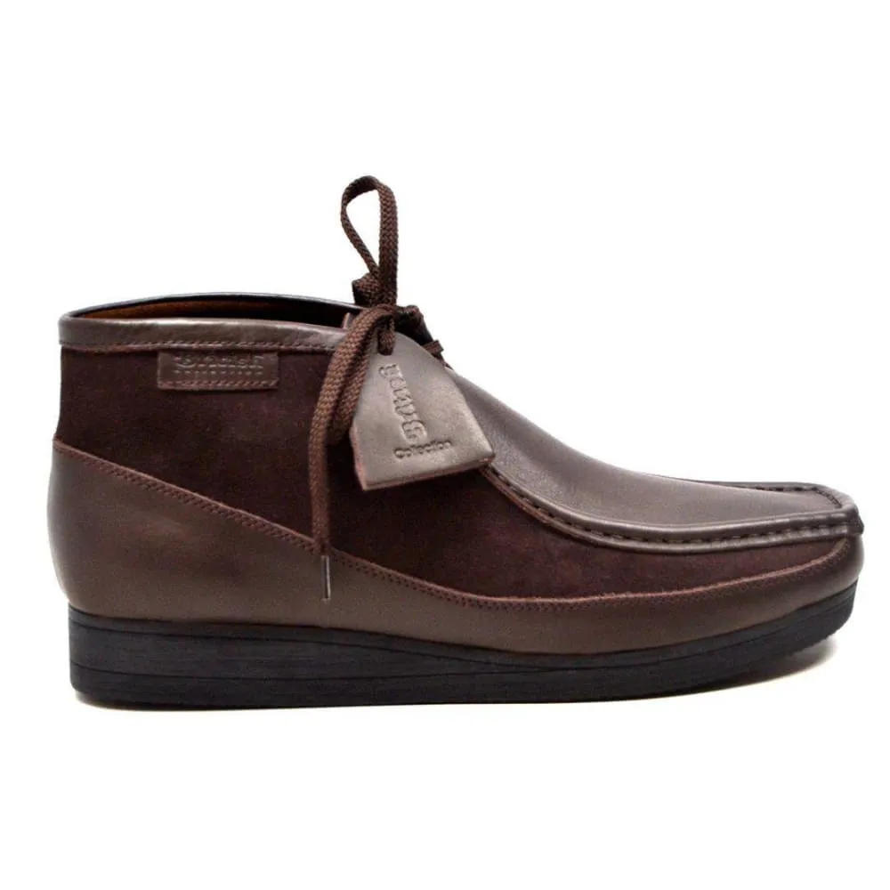 British Walkers New Castle Wallabee Boots Men's Leather and Suede