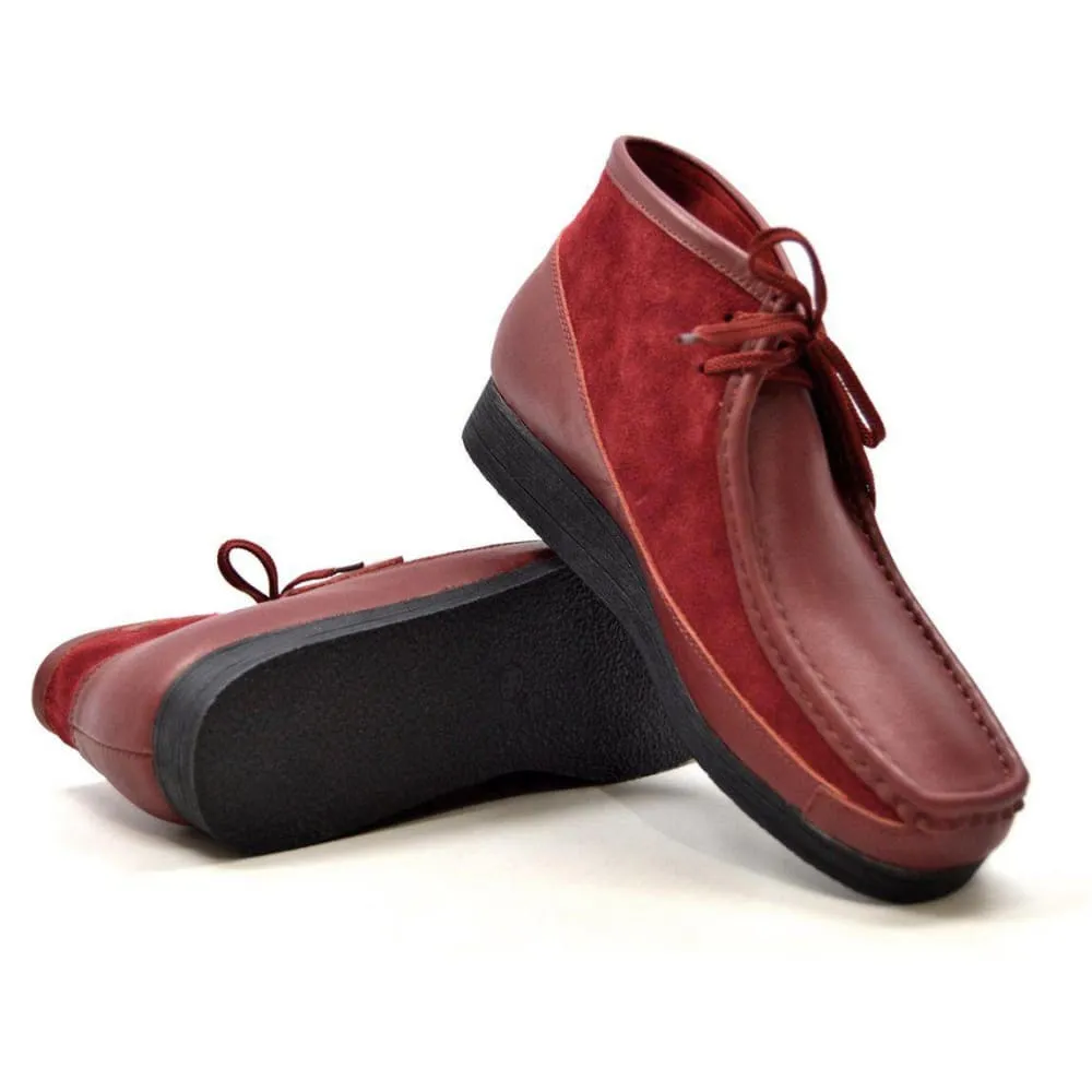 British Walkers New Castle Wallabee Boots Men's Leather and Suede