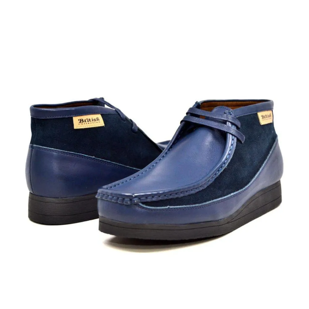 British Walkers New Castle Wallabee Boots Men's Leather and Suede