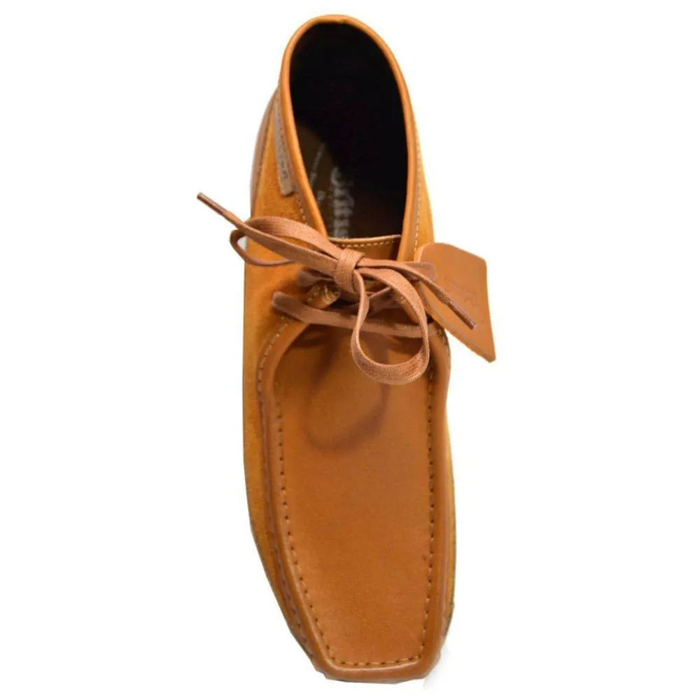 British Walkers New Castle Wallabee Boots Men's Leather and Suede