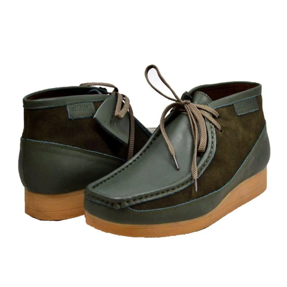 British Walkers New Castle Wallabee Boots Men's Leather and Suede