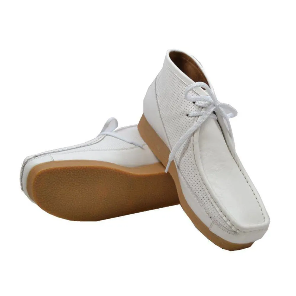 British Walkers New Castle Wallabee Boots Men's Leather and Suede