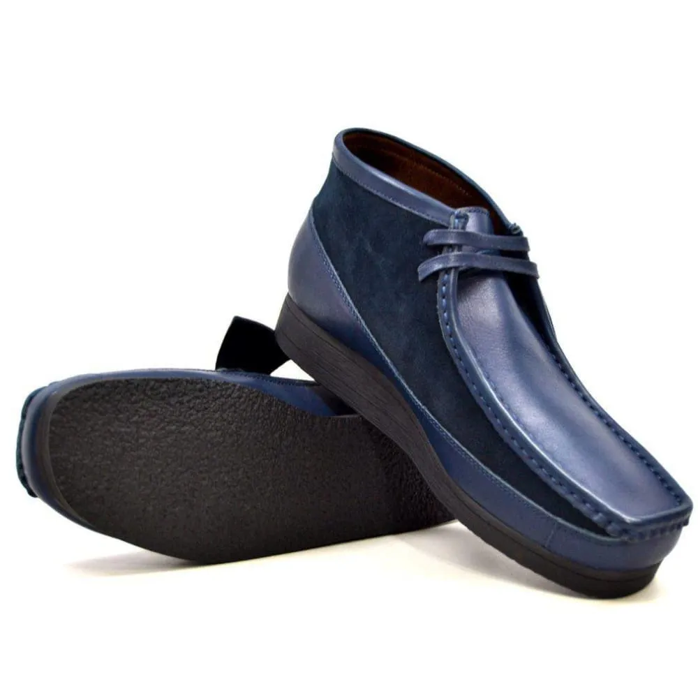 British Walkers New Castle Wallabee Boots Men's Leather and Suede