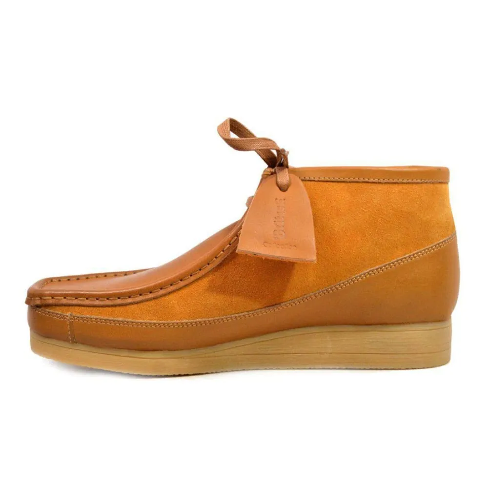 British Walkers New Castle Wallabee Boots Men's Leather and Suede