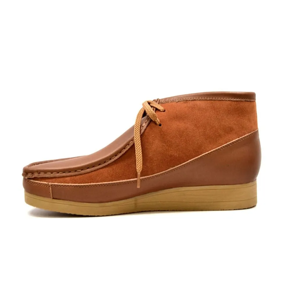British Walkers New Castle Wallabee Boots Men's Leather and Suede
