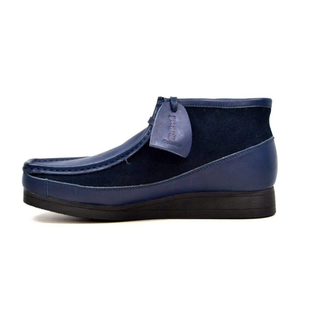 British Walkers New Castle Wallabee Boots Men's Leather and Suede