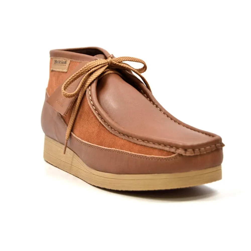 British Walkers New Castle Wallabee Boots Men's Leather and Suede