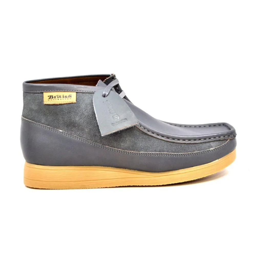 British Walkers New Castle Wallabee Boots Men's Leather and Suede