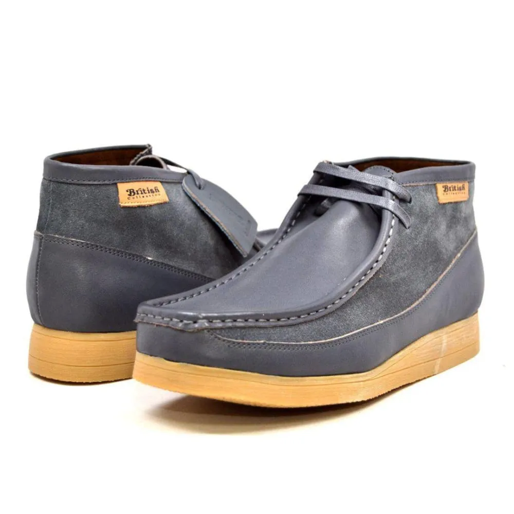 British Walkers New Castle Wallabee Boots Men's Leather and Suede