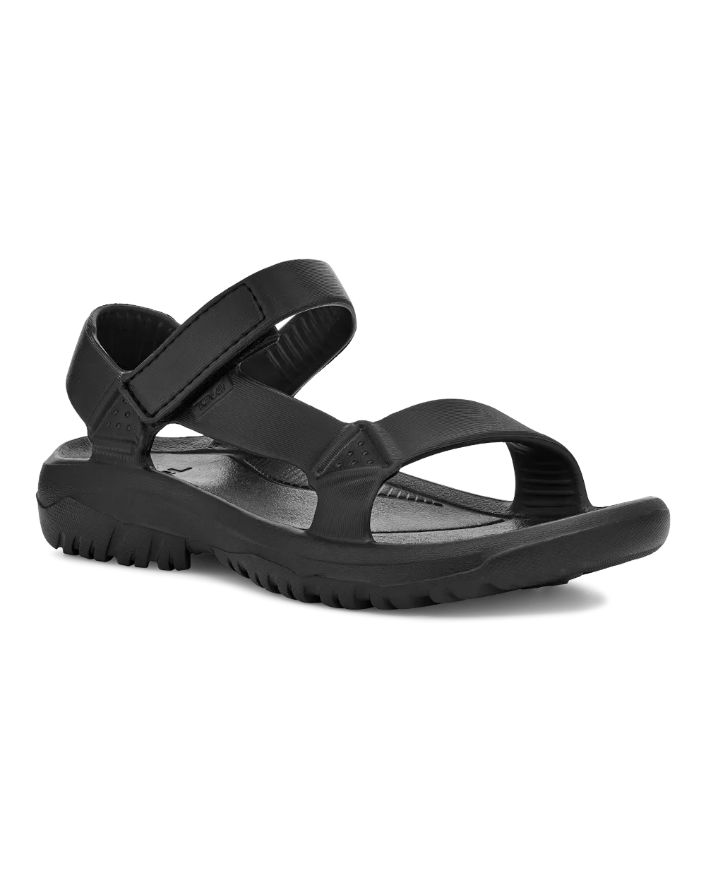 Hurricane Drift Sandals in Black & Black