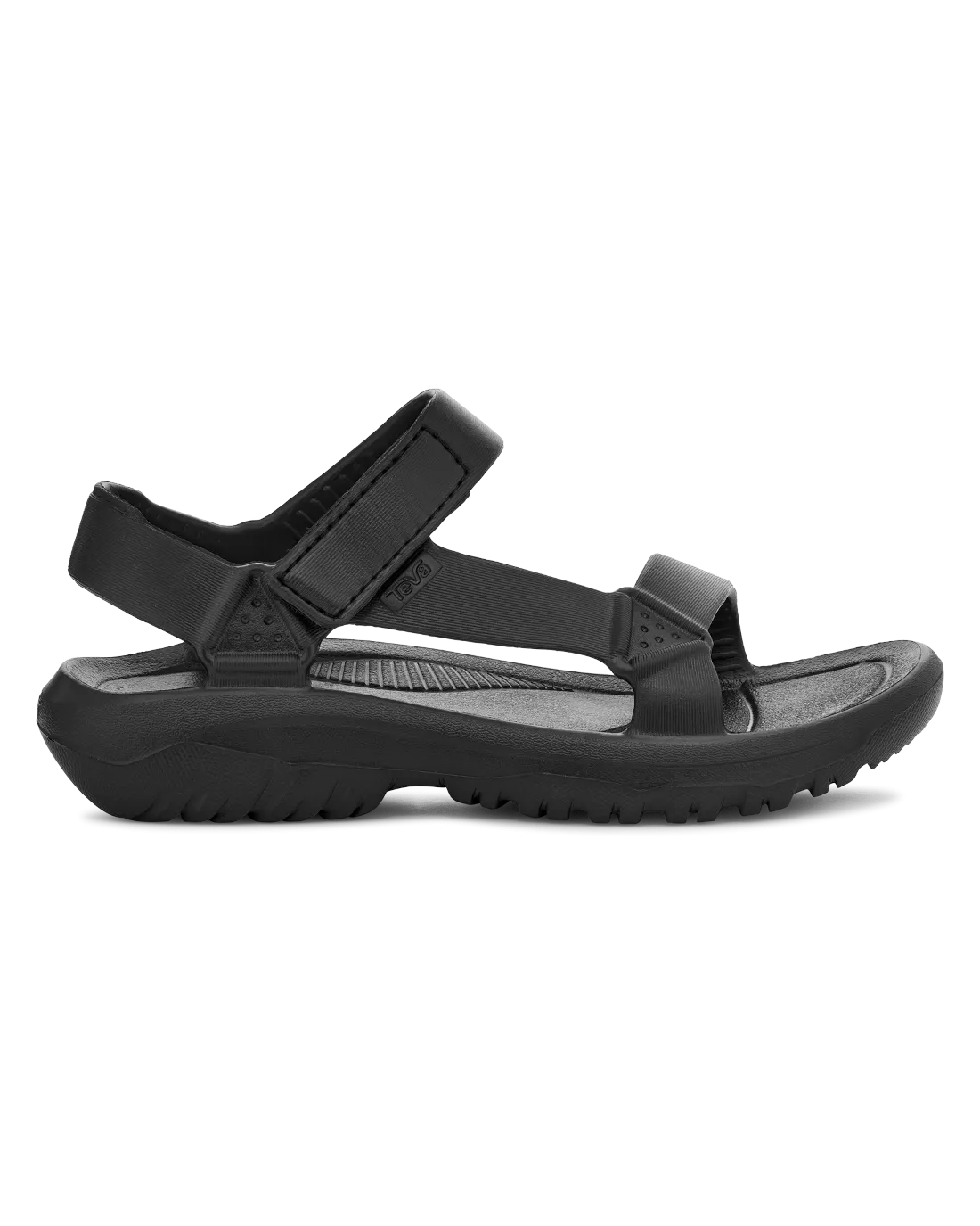 Hurricane Drift Sandals in Black & Black