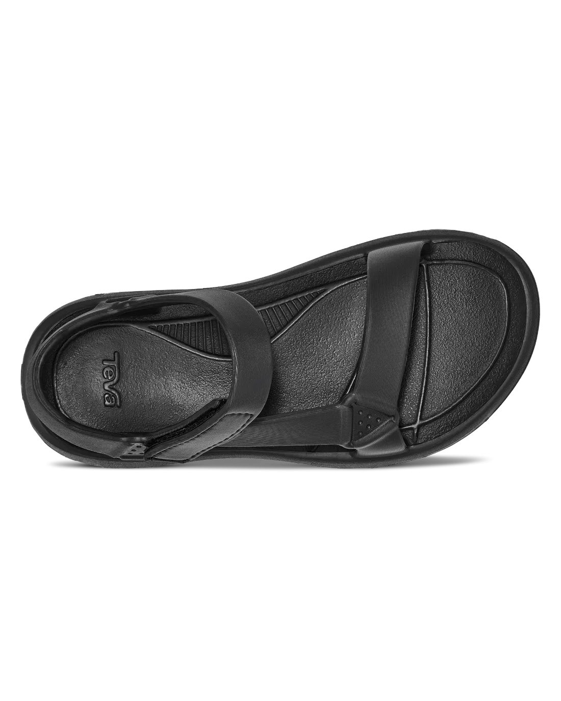 Hurricane Drift Sandals in Black & Black