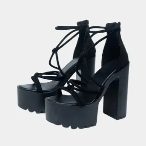 Joskaa 2024 New Chunky Sandals High Heels