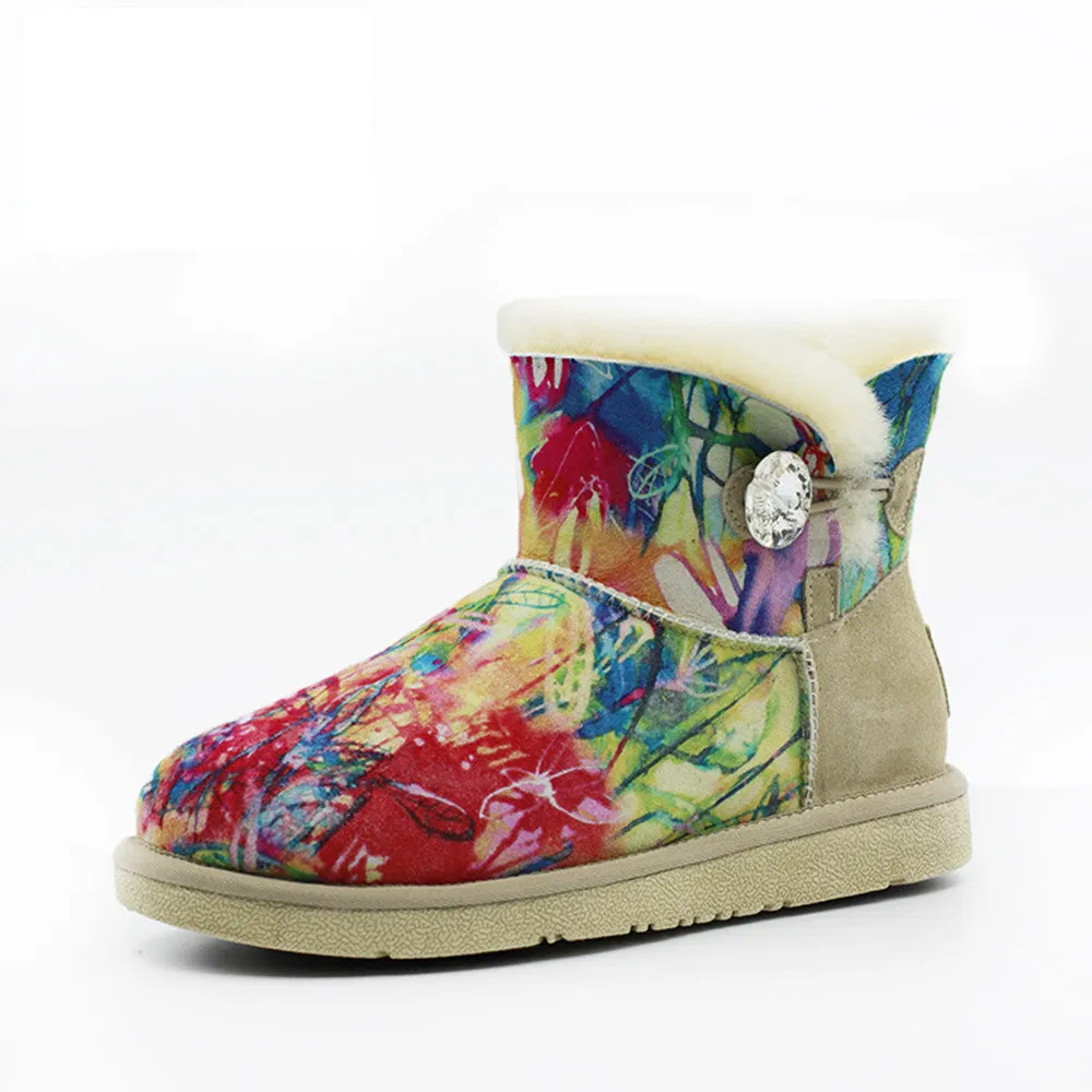 Kinsey Crystal Short Ugg Boot - Flower
