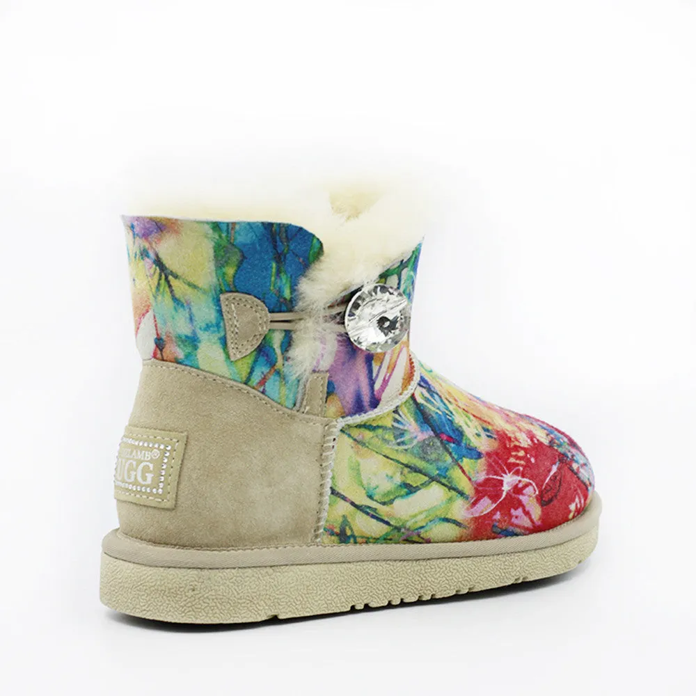 Kinsey Crystal Short Ugg Boot - Flower