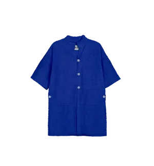 La Veste Ship Weel Blue Towel Kimono