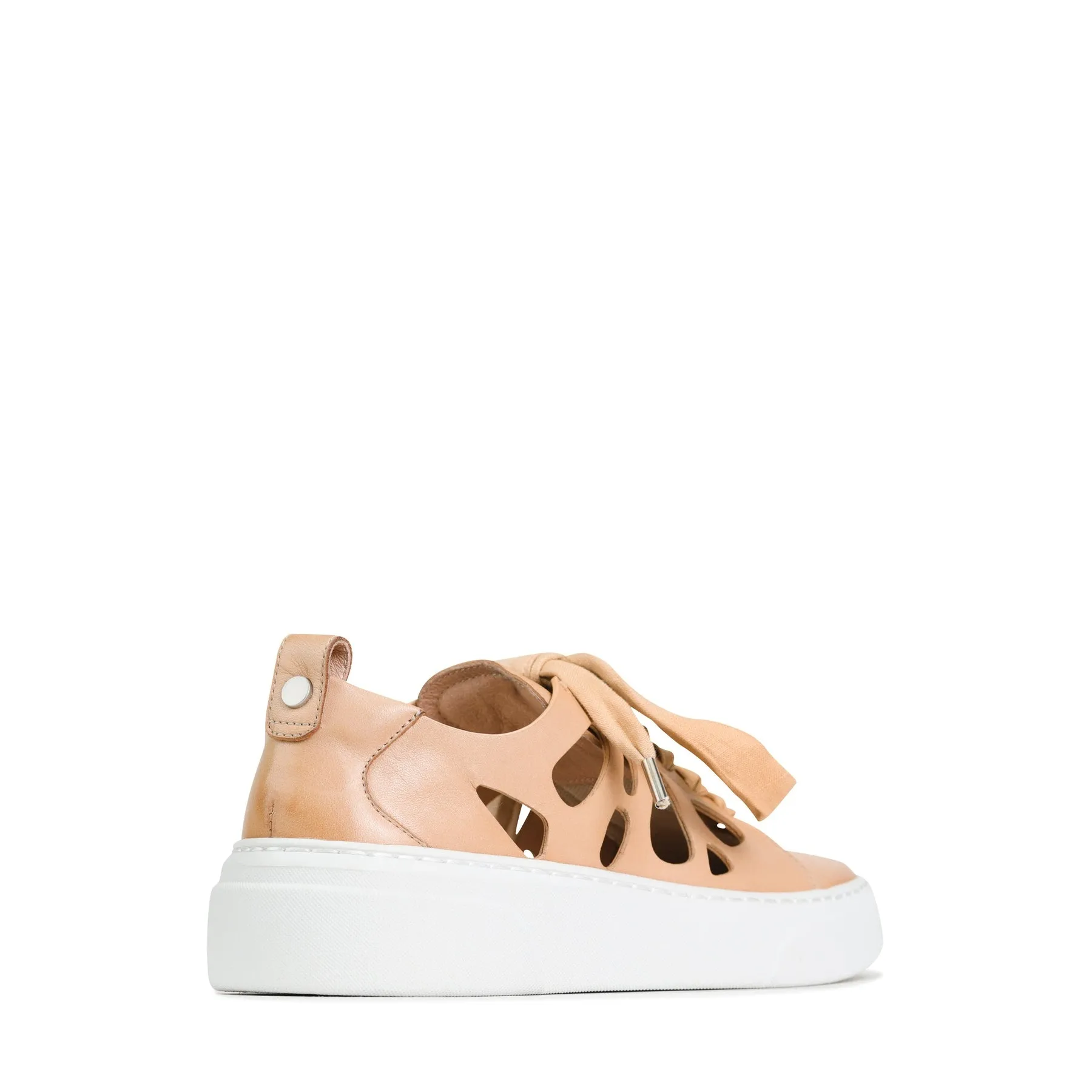 MINNIE LEATHER LAZER CUTOUT SNEAKERS