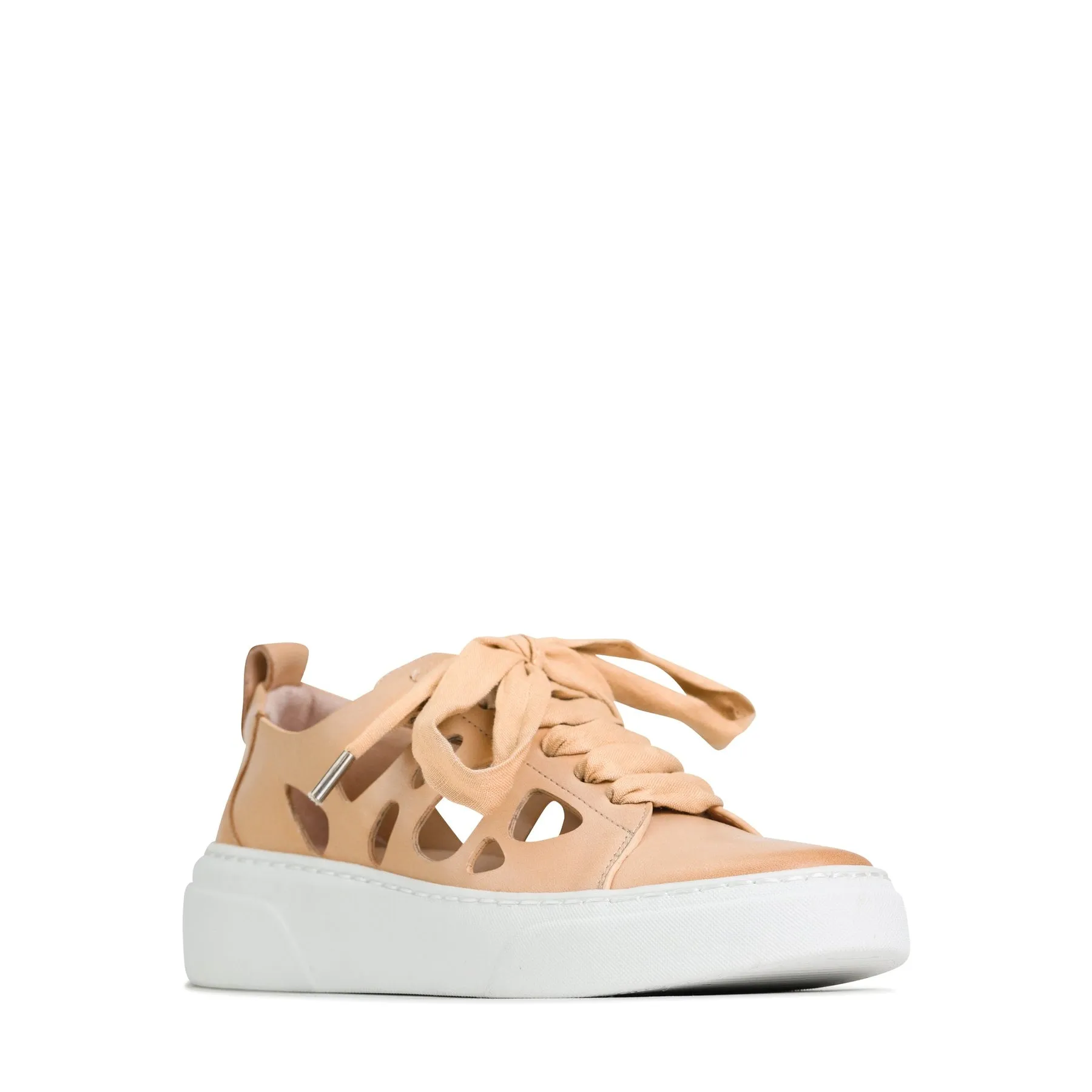 MINNIE LEATHER LAZER CUTOUT SNEAKERS