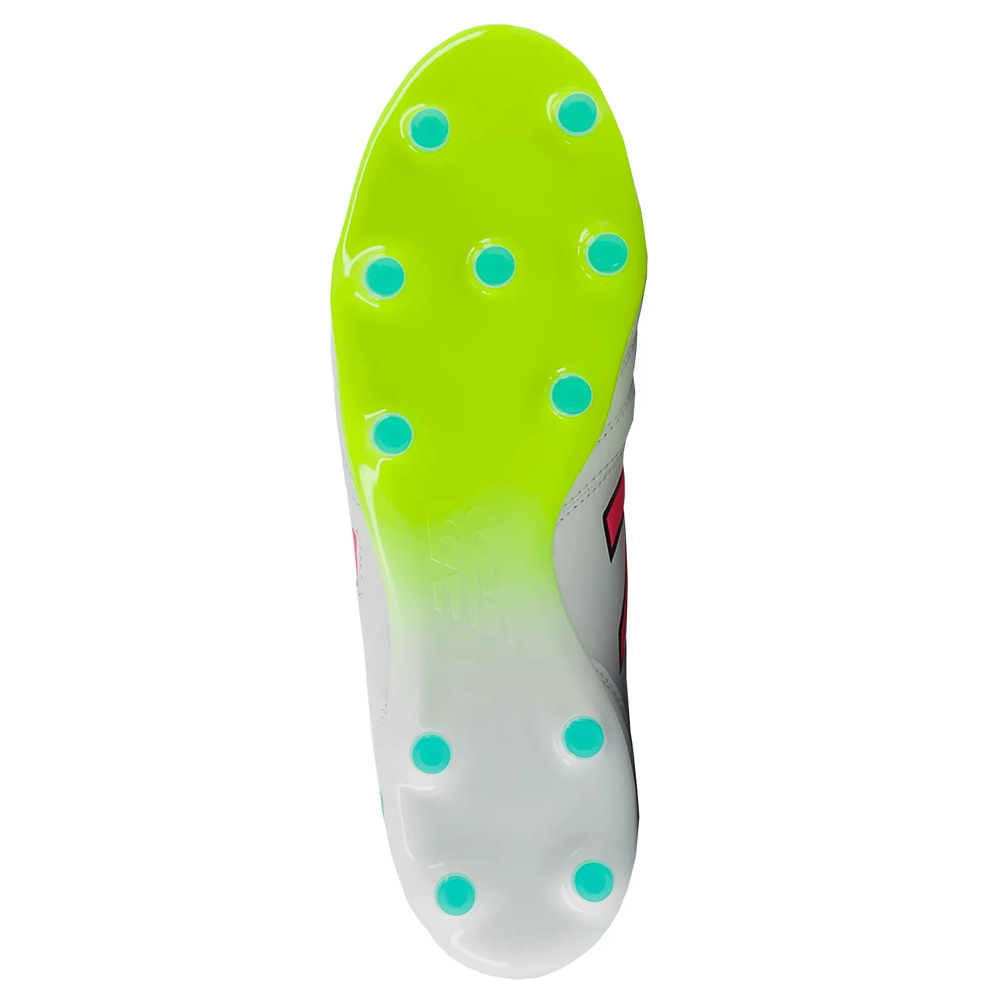 New Balance 442 v2 Pro Synthetic FG - White/Hi Lite/Neon Pink